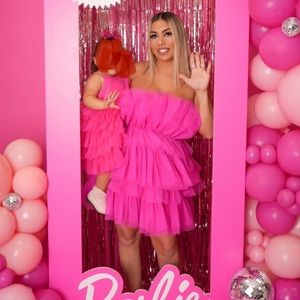 Altar’s State Pink tulle dress.